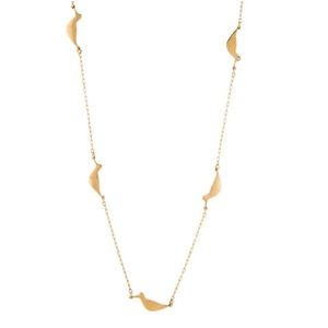 KATE SPADE • Gold Piper Bird Long Necklace